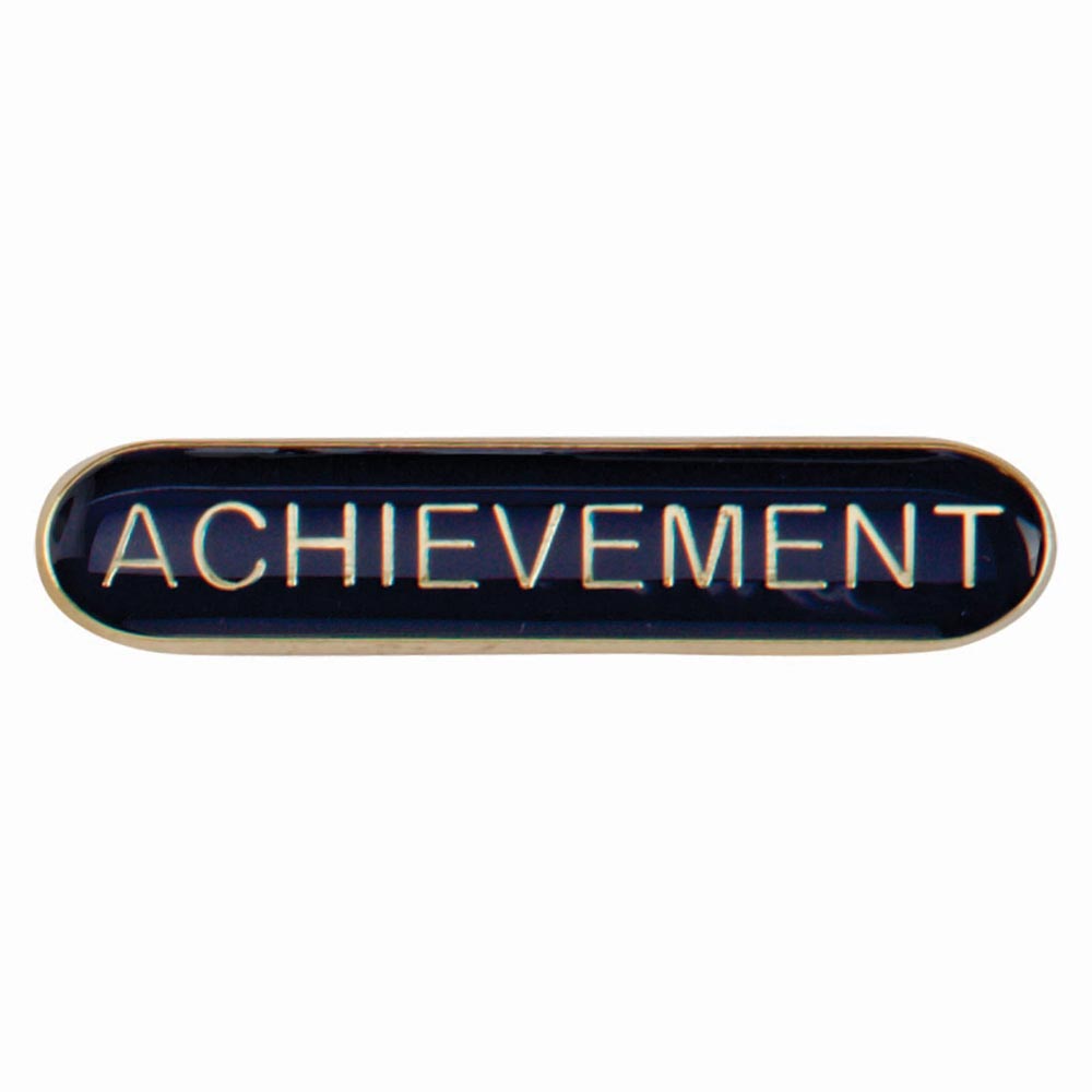 Achievement Blue Bar Badge