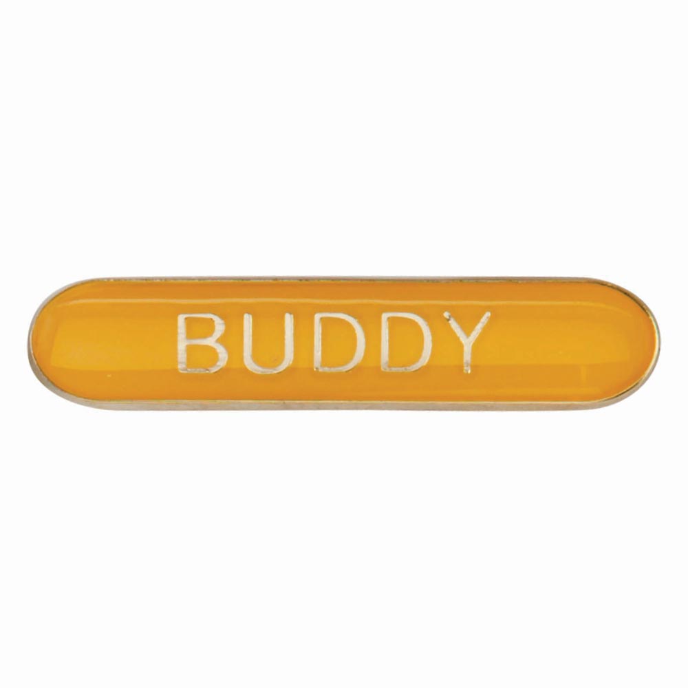 Buddy Yellow Bar Badge