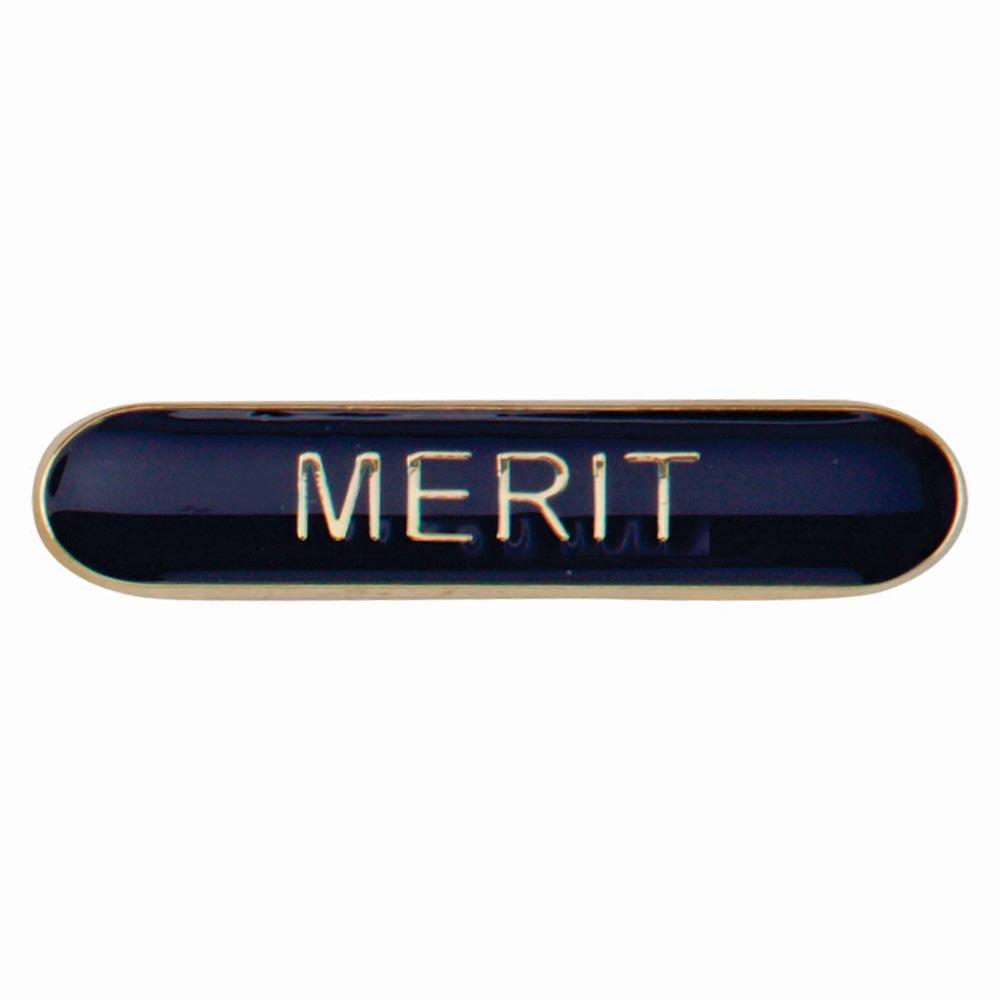 Merit Blue Bar Badge