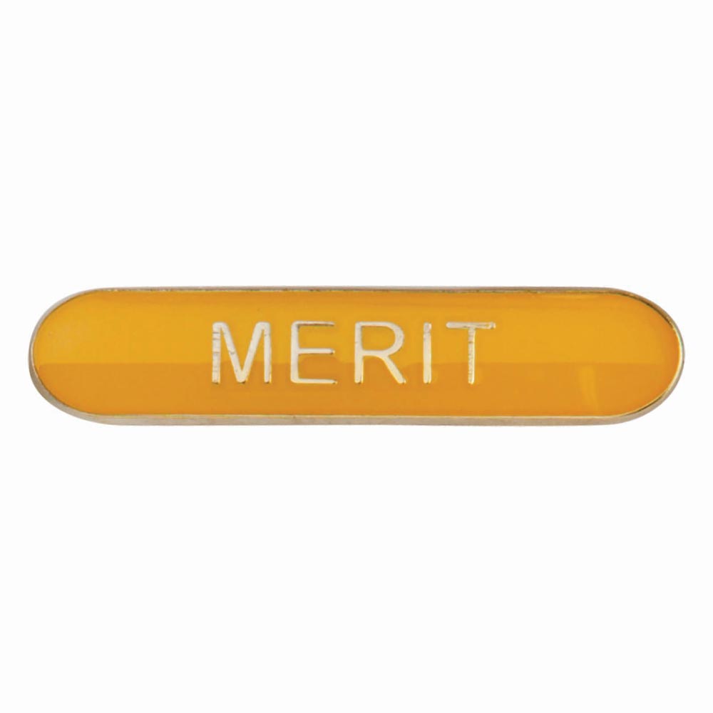 Merit Yellow Bar Badge
