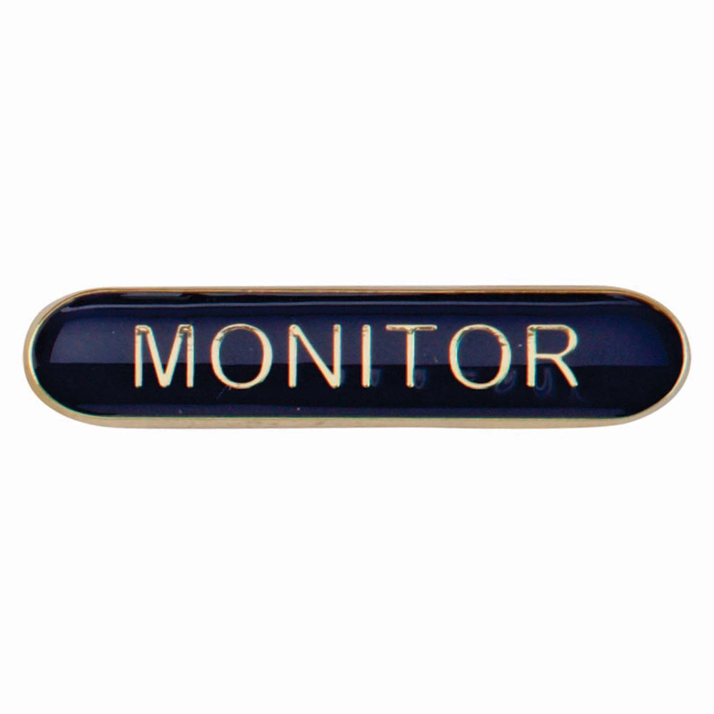 Monitor Blue Bar Badge
