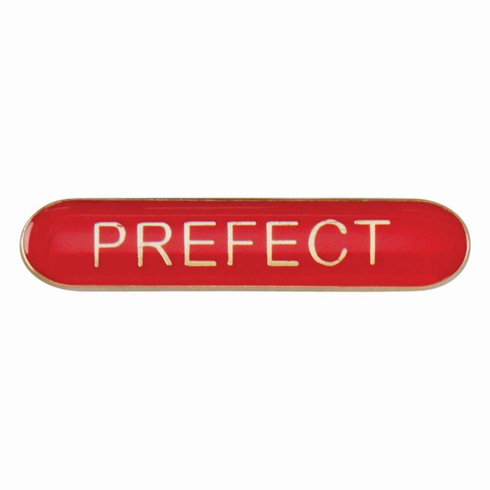 Prefect Red Bar Badge