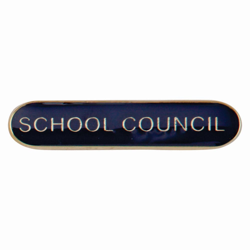 School Council Blue Bar Badge