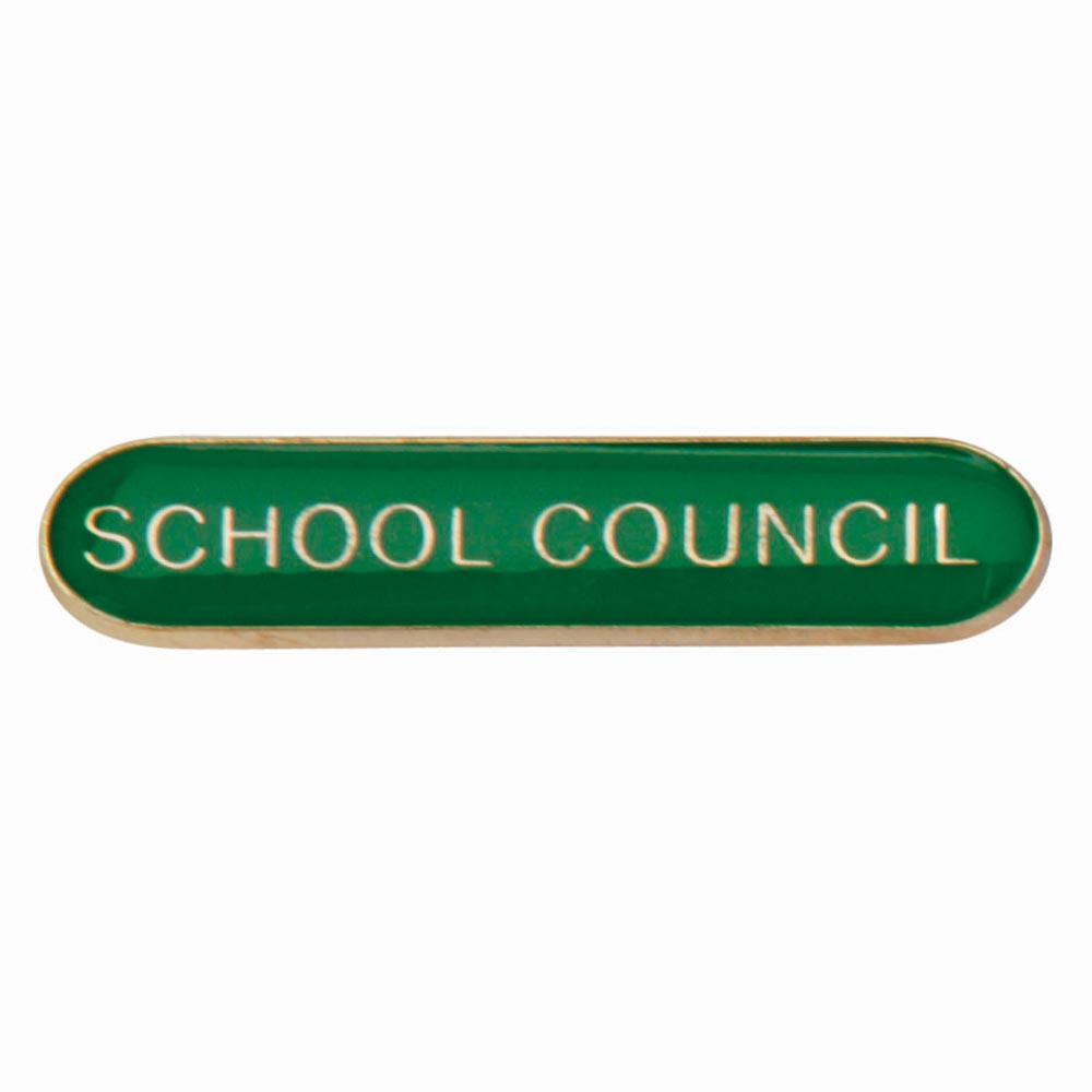 School Council Green Bar Badge