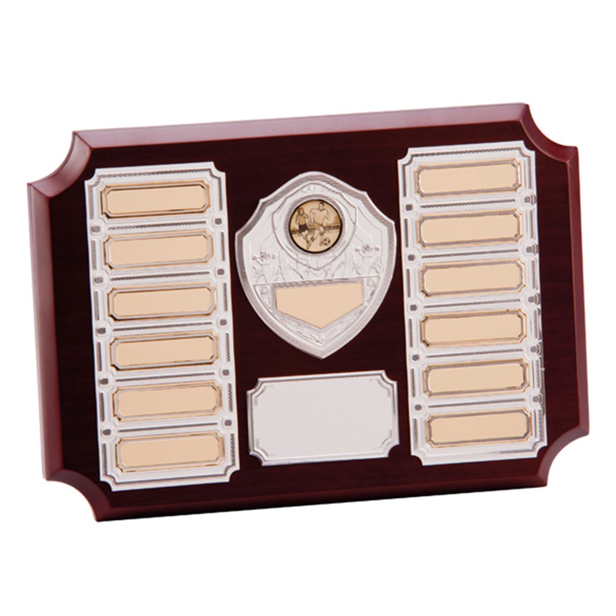 Premier Plaque Annual Shield Award - 12 Side Shields