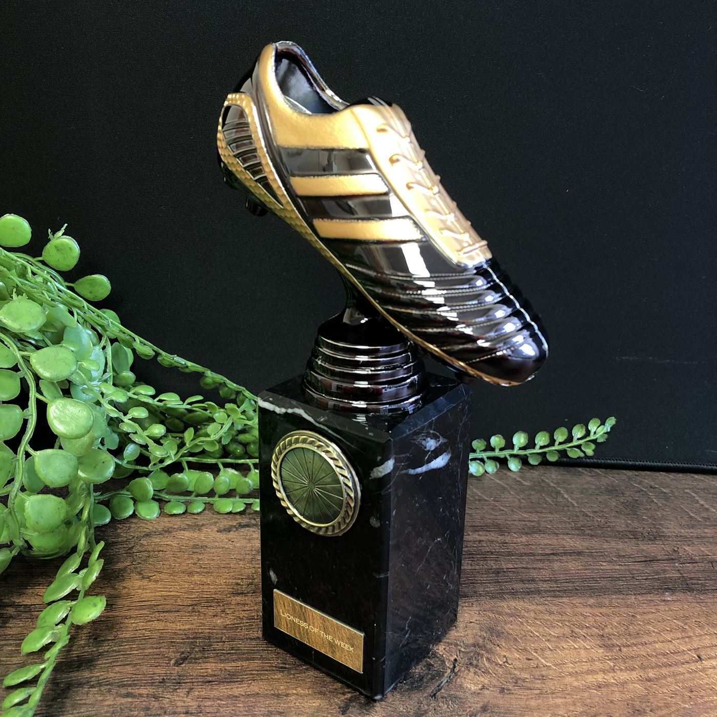 Football Boot Trophy Black Viper Legend Award