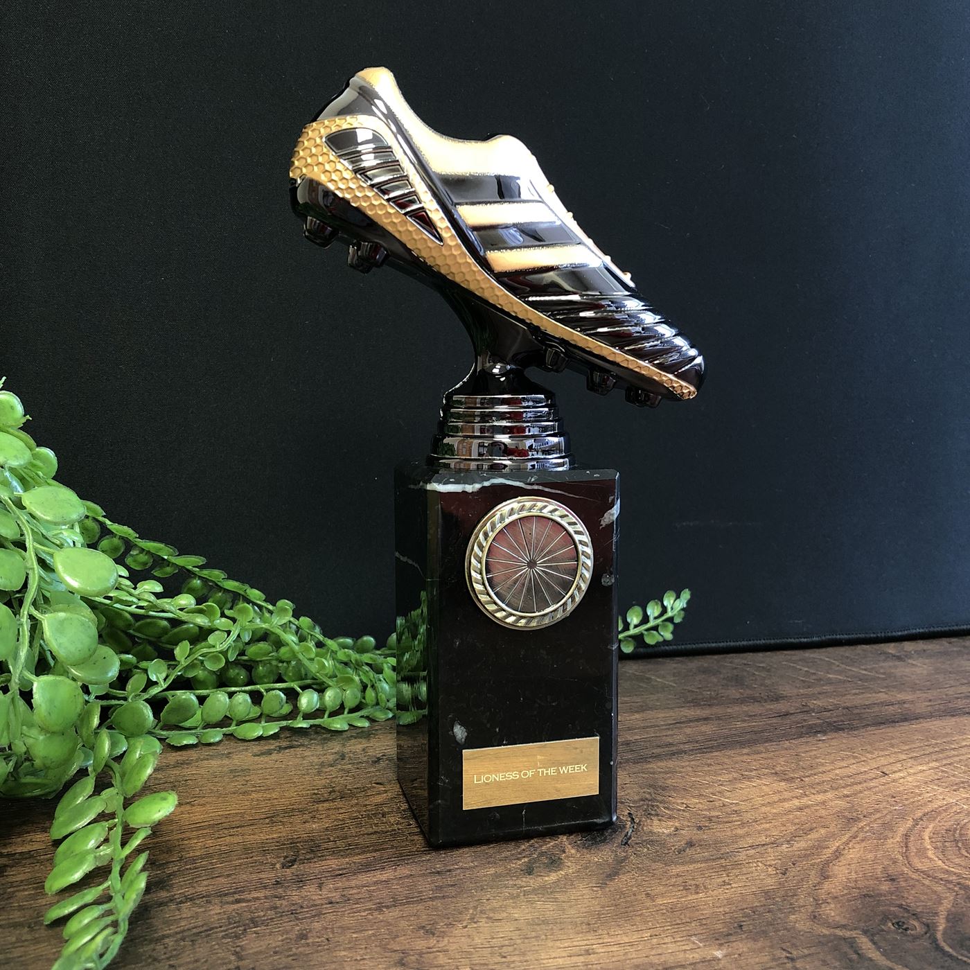 Football Boot Trophy Black Viper Legend Award