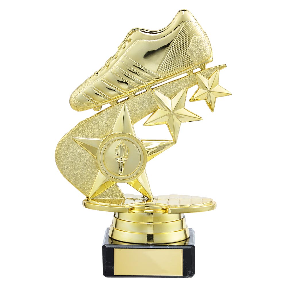 Football Champions Boot Trophy Gold Award