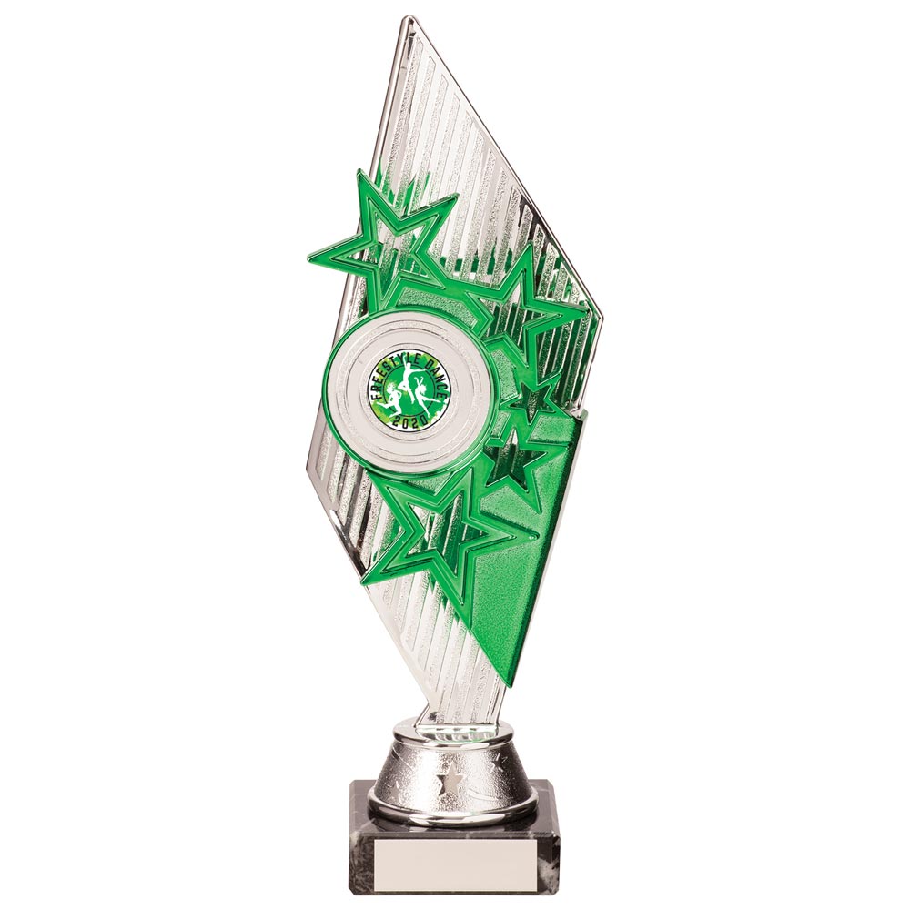 Budget Green Multi-Sport Award Pizzazz Trophy
