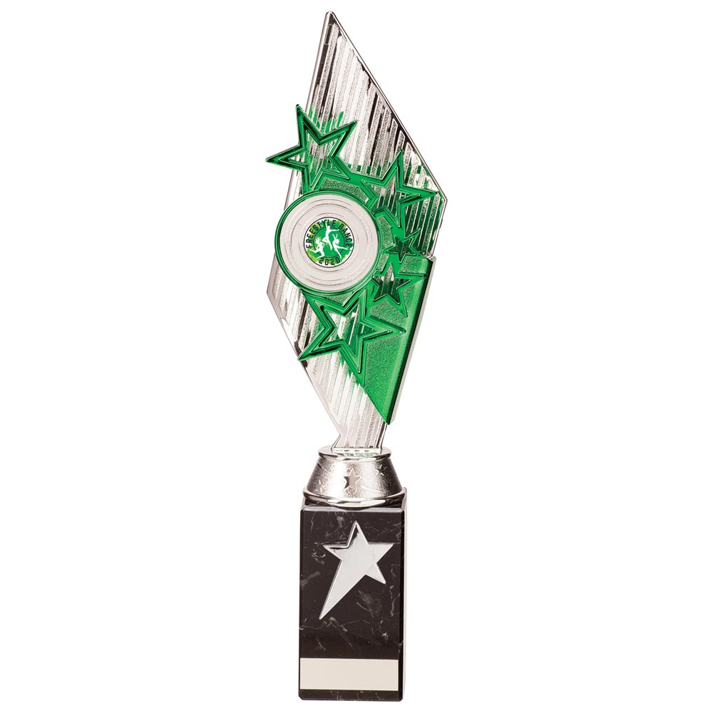 Budget Green Multi-Sport Award Pizzazz Trophy