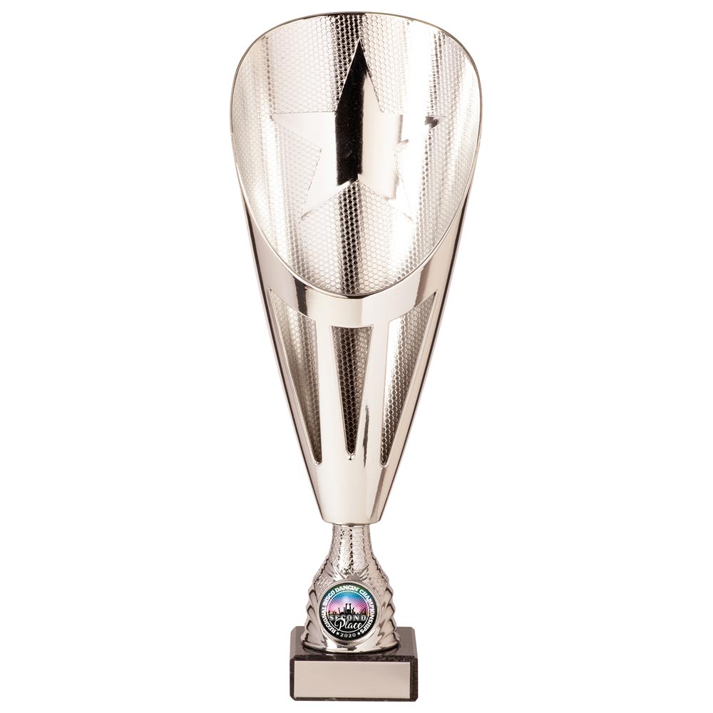 Rising Stars Deluxe Laser Cup in Silver