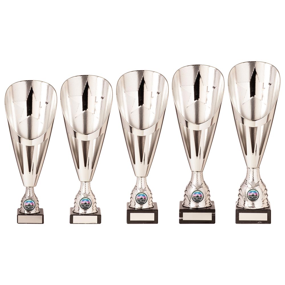 Rising Stars Deluxe Laser Cup in Silver