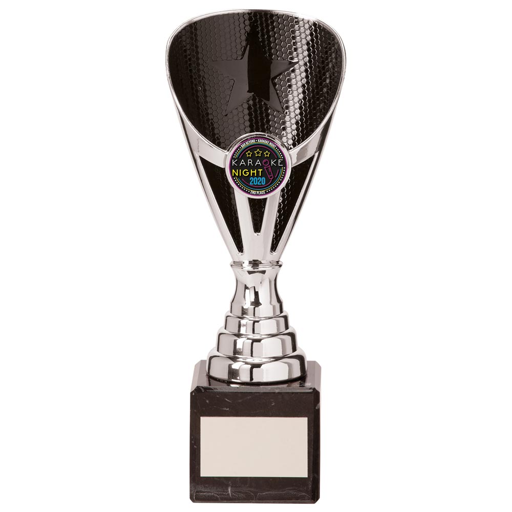 Rising Stars Premium Trophy Silver Black