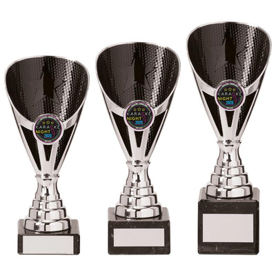 Rising Stars Premium Trophy Silver Black