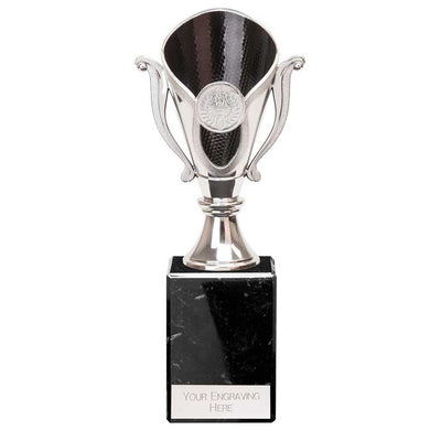 Wizard Legend Trophy in Silver & Black
