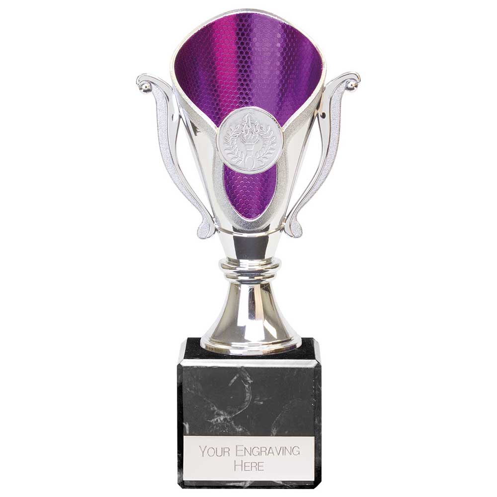 Wizard Legend Trophy in Silver & Purple