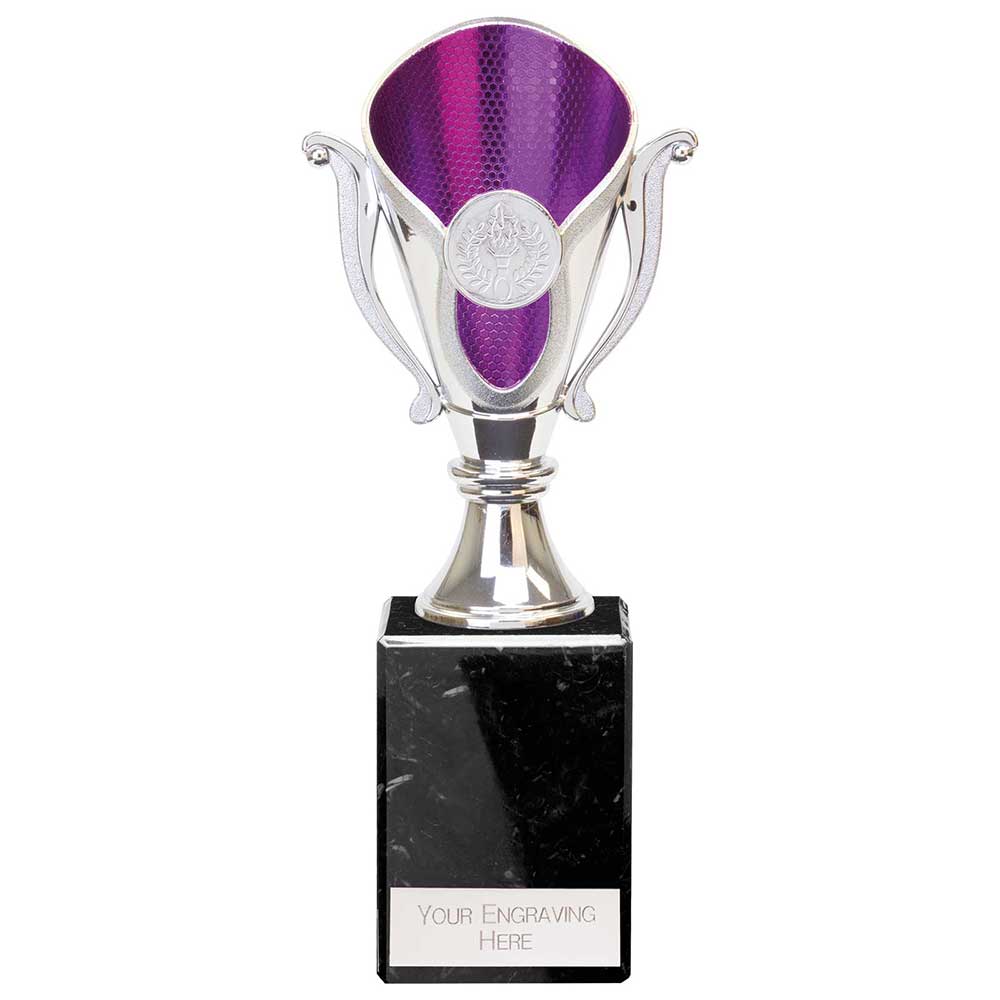 Wizard Legend Trophy in Silver & Purple