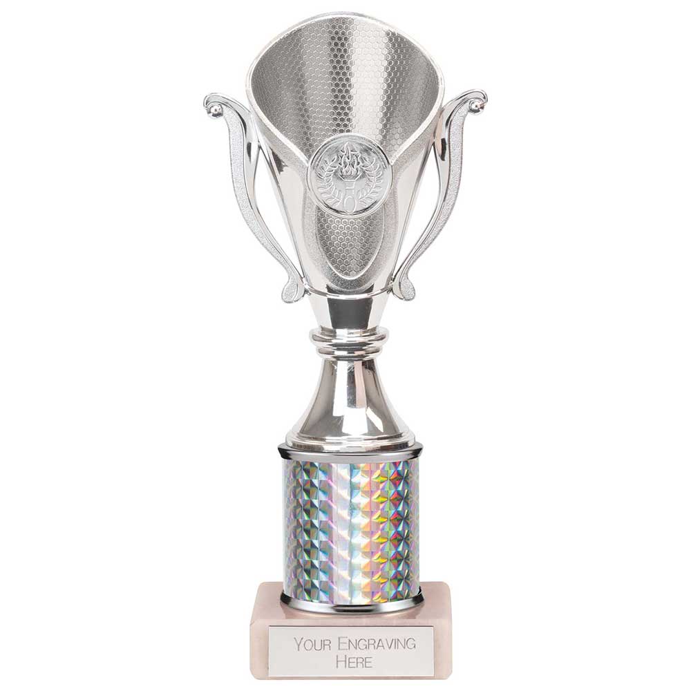 Wizard Plastic Trophy in Silver