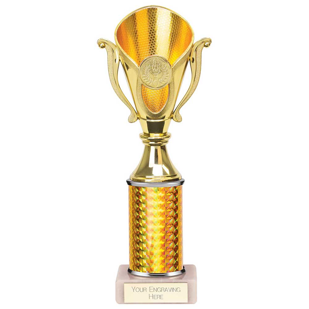 Wizard Plastic Trophy In Gold