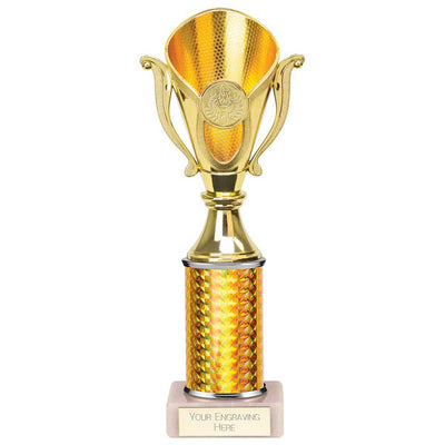 Wizard Plastic Trophy In Gold