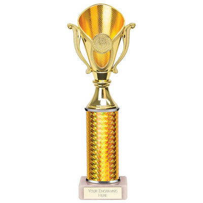 Wizard Plastic Trophy In Gold