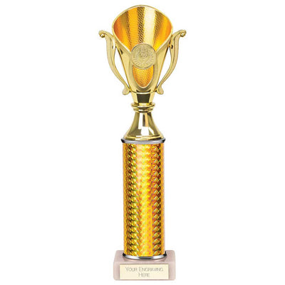 Wizard Plastic Trophy In Gold
