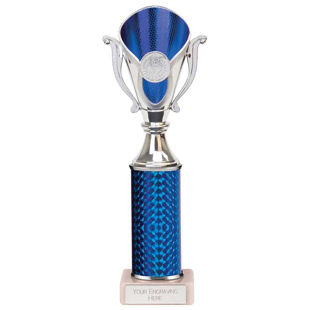 Wizard Plastic Trophy in Blue