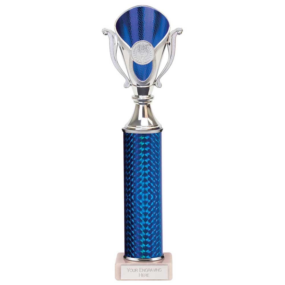 Wizard Plastic Trophy in Blue