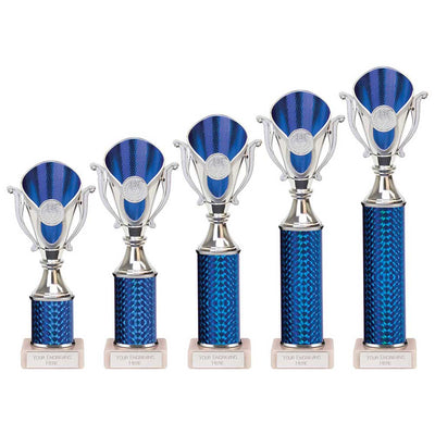 Wizard Plastic Trophy in Blue