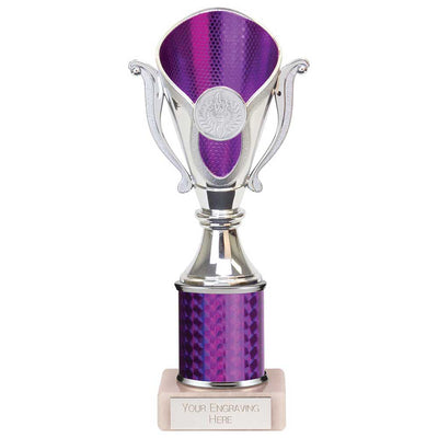 Wizard Plastic Trophy In Purple