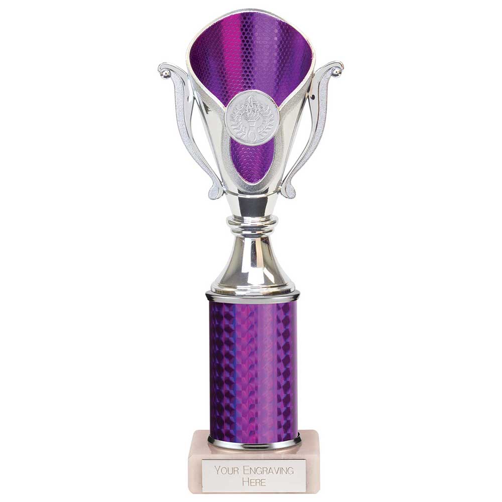 Wizard Plastic Trophy In Purple