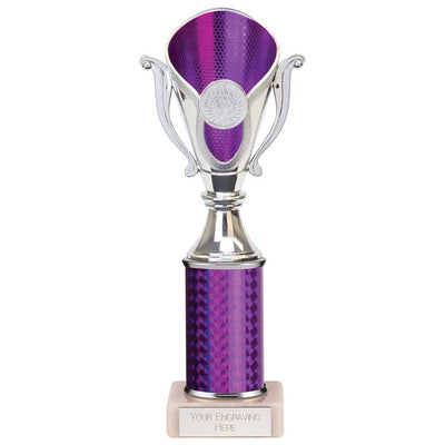 Wizard Plastic Trophy In Purple