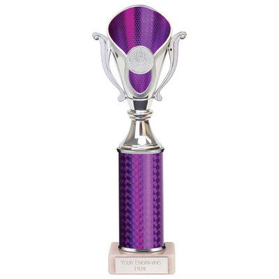 Wizard Plastic Trophy In Purple