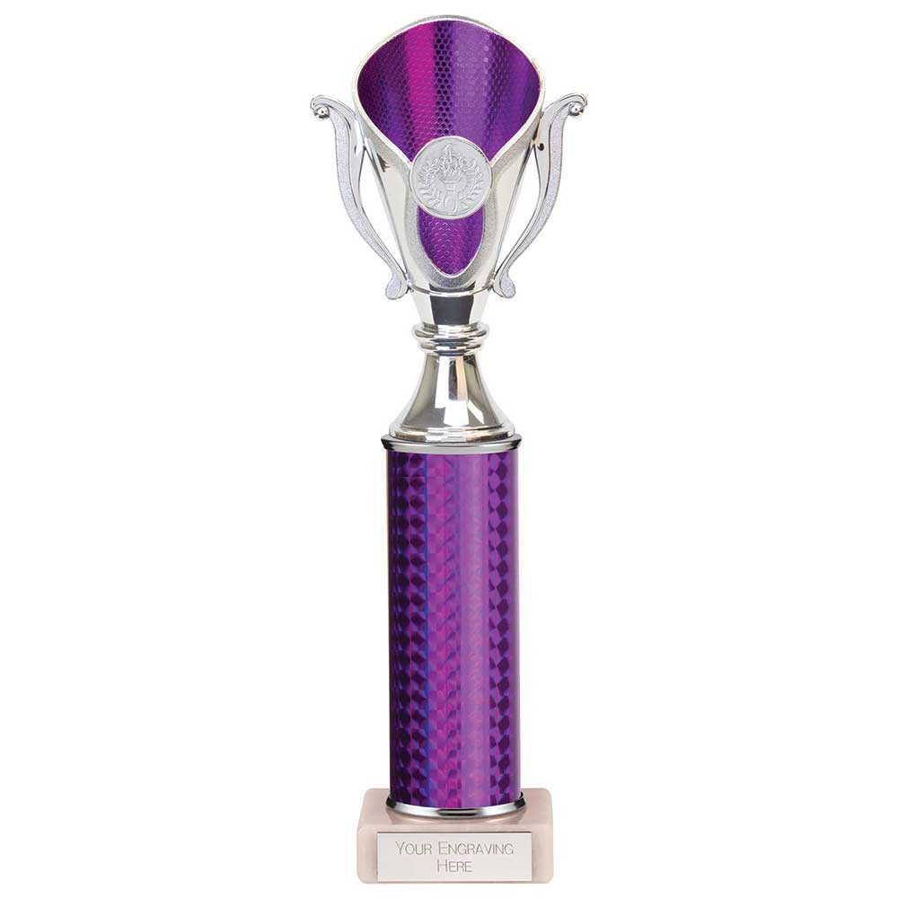 Wizard Plastic Trophy In Purple