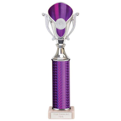 Wizard Plastic Trophy In Purple