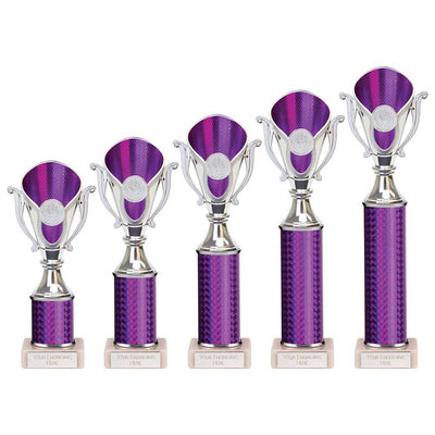 Wizard Plastic Trophy In Purple