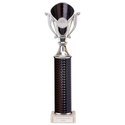 Wizard Plastic Trophy in Black