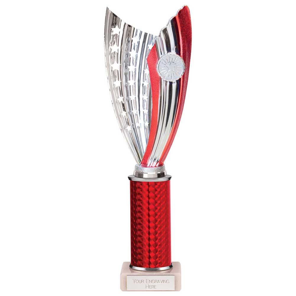 Glamstar Plastic Trophy in Red