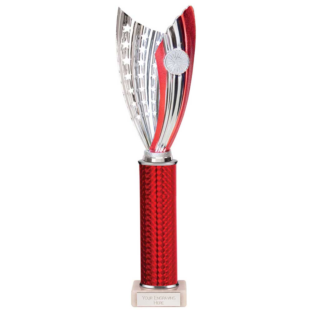 Glamstar Plastic Trophy in Red