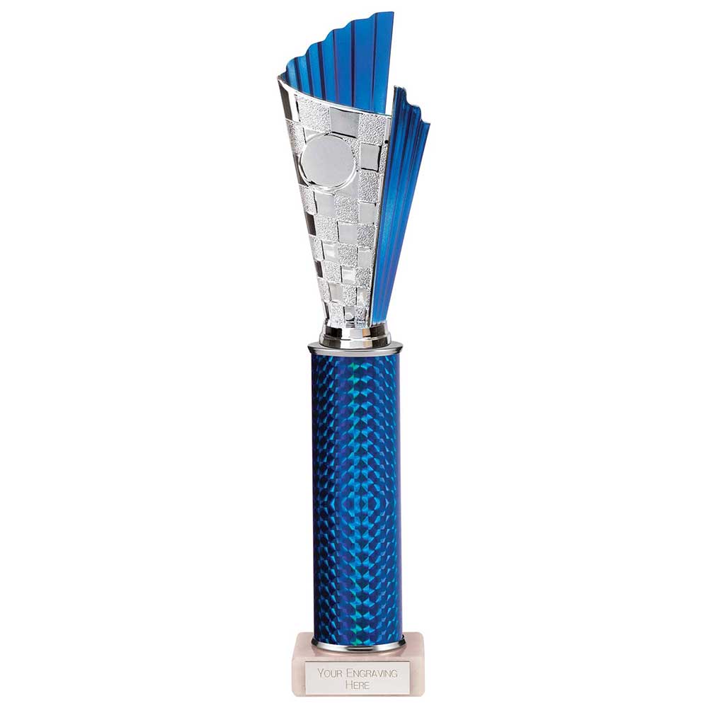 Flash Plastic Trophy in Blue