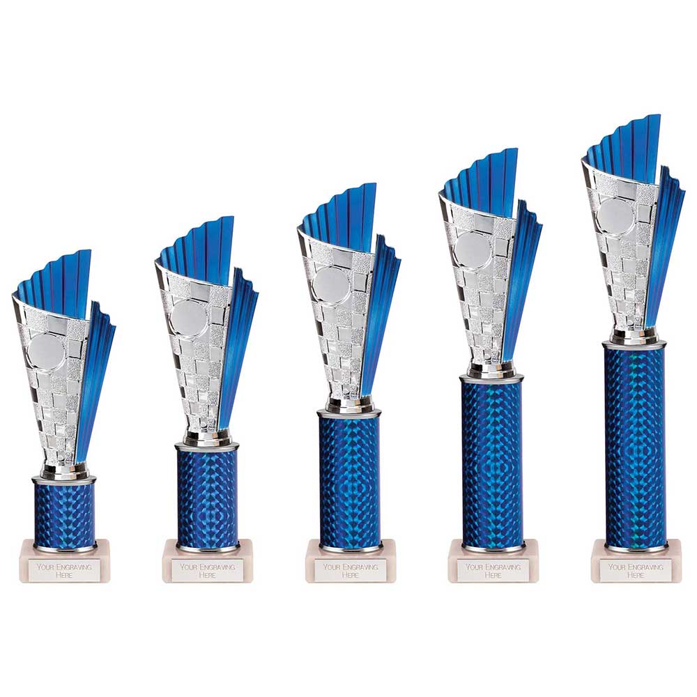 Flash Plastic Trophy Blue