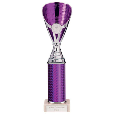 Rising Stars Plastic Trophy Purple