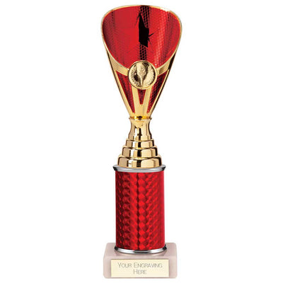 Rising Stars Plastic Trophy in Red