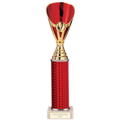 Rising Stars Plastic Trophy in Red