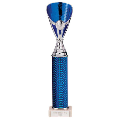 Rising Stars Plastic Trophy in Blue