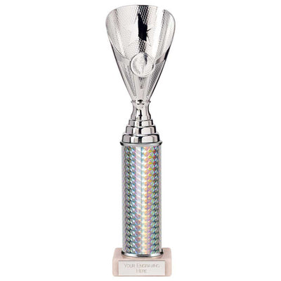 Rising Stars Plastic Trophy in Silver