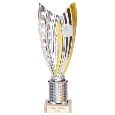 Glamstar Plastic Trophy In Silver