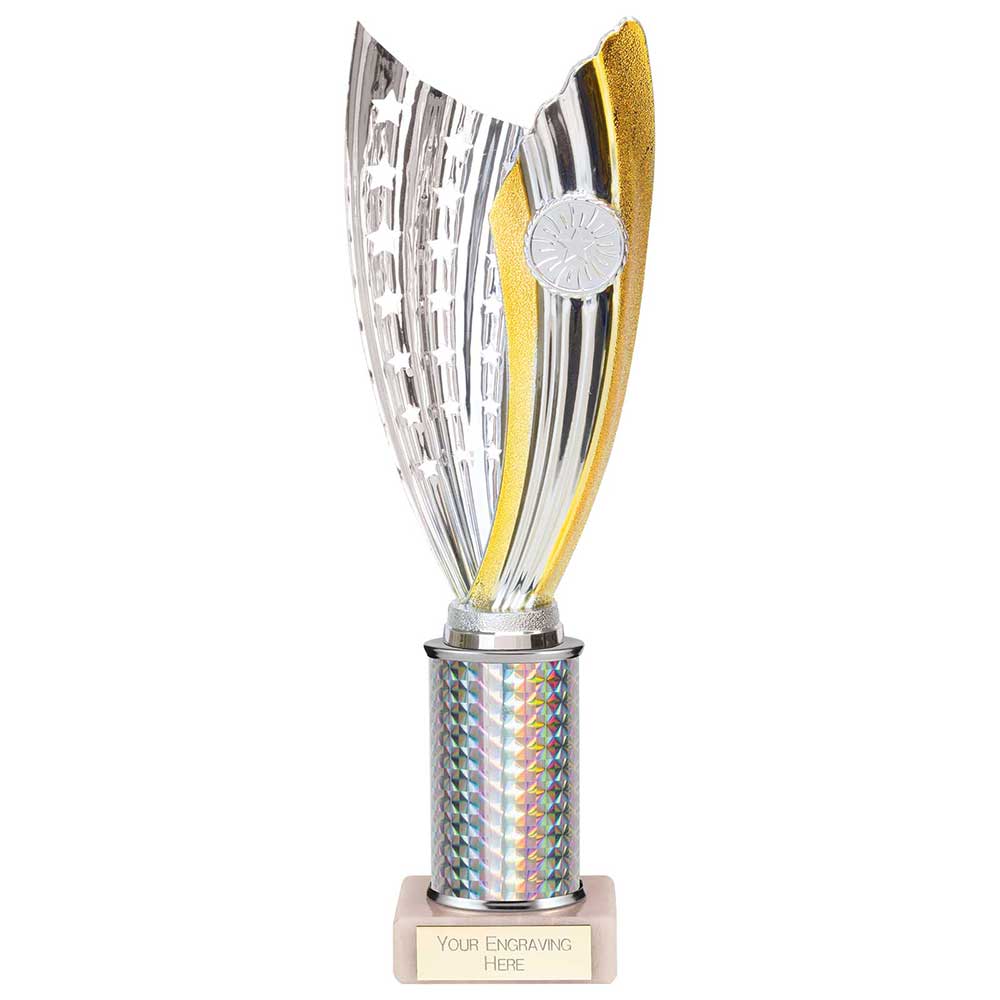 Glamstar Plastic Trophy in Silver