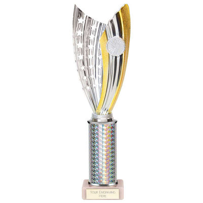 Glamstar Plastic Trophy In Silver