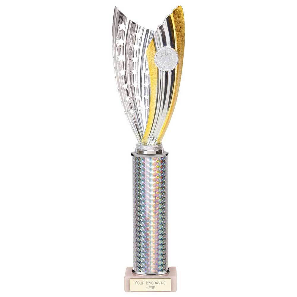 Glamstar Plastic Trophy In Silver
